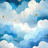 Lighthearted Blue Gray Cloudscape Theme(Blue)