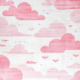 Ultra Soft Area Rug, Non Slip, Stain Resistant, Washable Area Rugs for Living Room, Bedroom, Whimsical Soft Pastel Cloud Motif(White)