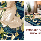 Charming Earthy Tones Playful Design(Blue)