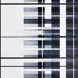 Ultra Soft Area Rug, Non Slip, Stain Resistant, Washable Area Rugs for Living Room, Bedroom, Stylish Black and White Geometric Striped Area Rug(Gray)