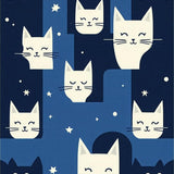 Lighthearted Ivory Cat Concept(Blue)