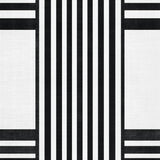 Ultra Soft Area Rug, Non Slip, Stain Resistant, Washable Area Rugs for Living Room, Bedroom, Monochrome Striped Flat Weave Rug With Contemporary Minimalist Design(Black)