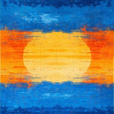 Bright Playful Colorful Imprint(Blue)