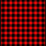 Layering Doormat Rug Buffalo Plaid Carpet Christmas Red Design(Red)