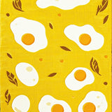 Ultra Soft Area Rug, Non Slip, Stain Resistant, Washable Area Rugs for Living Room, Bedroom, Whimsical Fried Egg Design(Yellow)