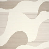 Artistic Cream Tiled Wave Aesthetic(Beige)