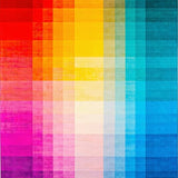 Chic Multicolored Fluid Motif(Yellow)