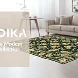 Chic Earthy Floral Trellis(Green)