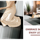 Contemporary Bold Geometric Shapes(Gray)