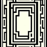 Refined Neutral Tones Ogee Style(Black)