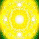 Colorful Sunburst Geometric Motif(Yellow)