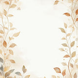 Ultra Soft Area Rug, Non Slip, Stain Resistant, Washable Area Rugs for Living Room, Bedroom, Faded Botanical Print Area with Leafy Vines and Artistic Watercolor Elements(Beige)