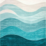 Contemporary Ombre Aqua Gradient(Blue)