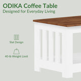 ODIKA Wooden One Style Fits All Coffee Table