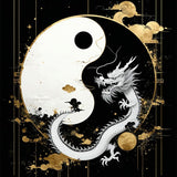 Ultra Soft Area Rug, Non Slip, Stain Resistant, Washable Area Rugs for Living Room, Bedroom, Elegant 3D Yin Yang Aesthetic(White)