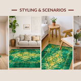 Artistic Earth Tone Motif(Green)