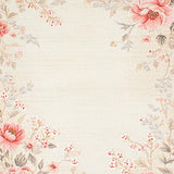 Ultra Soft Area Rug, Non Slip, Stain Resistant, Washable Area Rugs for Living Room, Bedroom, Modern Playful Flower Graphics(Beige)