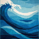 Lively Nautical Flow(Blue)