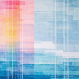 Lively Multi Colored Abstract Flow(Blue)