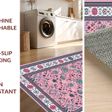 Luxurious Black and Floral Fusion(Pink)