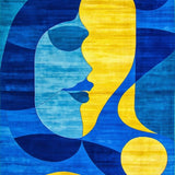 Vivid Modern Artistic Arrangement(Blue)