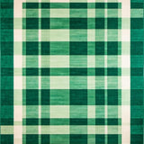 Delicate Ivory and Green Grid Layout(Green)