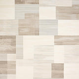 Geo Driftwood Textured Neutral Abstract Runner(Beige)