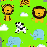 Ultra Soft Area Rug, Non Slip, Stain Resistant, Washable Area Rugs for Living Room, Bedroom, Charming Animal Themed Tapestry(Green)
