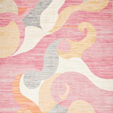 Ultra Soft Area Rug, Non Slip, Stain Resistant, Washable Area Rugs for Living Room, Bedroom, Groovy Pink Beige Shower Mat(Pink)