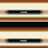 Ultra Soft Area Rug, Non Slip, Stain Resistant, Washable Area Rugs for Living Room, Bedroom, Trendy Western Vibe Howdy Accent Beige Black Decor(Brown)