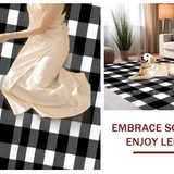 Cozy Earthy Tones Checked Visual(Black)