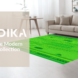 Elegant Nature Themed Coir Doormat(Green)