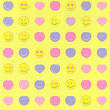 Ultra Soft Area Rug, Non Slip, Stain Resistant, Washable Area Rugs for Living Room, Bedroom, Soft Colorful Smiley Pattern(Yellow)