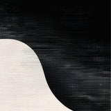 Refined Minimalist Curvilinear Artwork(Black)
