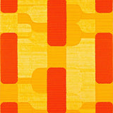 Ultra Soft Area Rug, Non Slip, Stain Resistant, Washable Area Rugs for Living Room, Bedroom, Artful Cookie Motif with Cheerful Hues(Orange)