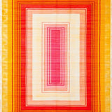 Ultra Soft Area Rug, Non Slip, Stain Resistant, Washable Area Rugs for Living Room, Bedroom, Striking Bright Tiled Artwork Style(Yellow)