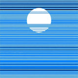 Contemporary Bold Striped Arrangement(Blue)