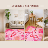 Eclectic Tropical Print Aesthetic(Pink)