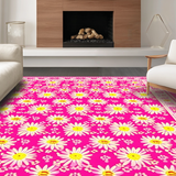 Pink Daisy Print Delight(Pink)