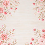 Ultra Soft Area Rug, Non Slip, Stain Resistant, Washable Area Rugs for Living Room, Bedroom, Rose Cozy Modern Aesthetic(Beige)