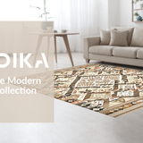 Dynamic Rustic Symmetrical Elements(Beige)