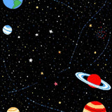 Playful Planetary Landscape Visuals(Black)