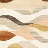 Contemporary Low Pile Area Modern Artistic Design for Versatile Spaces(Beige)