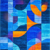 Lively Contemporary Wave Aesthetic(Blue)