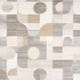 Ultra Soft Area Rug, Non Slip, Stain Resistant, Washable Area Rugs for Living Room, Bedroom, Modern Retro Area Showcasing Minimalist Geometric Shapes and Subdued Tones(Gray)