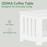 ODIKA Wooden One Style Fits All Coffee Table