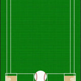 Fresh Minimalist Greenfield Baseball Look(Green)