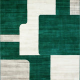 Chic Light and Dark Green Fusion(Green)