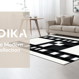 Charming Reversible Rustic Plaid Arrangement(Black)