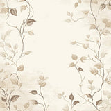 Artistic Botanical Area with Contemporary Pastiche Elements(Beige)
